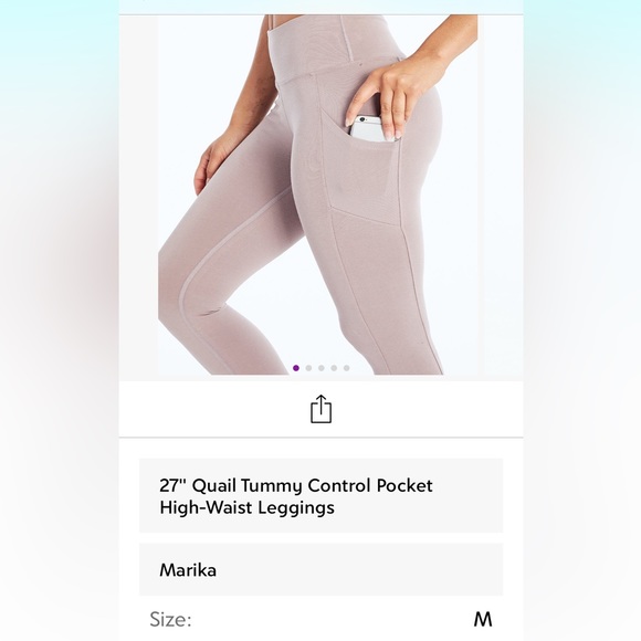 Marika set of 2 leggings, size M - Picture 2 of 7